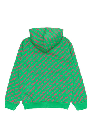 Sweat com capuz - Verde