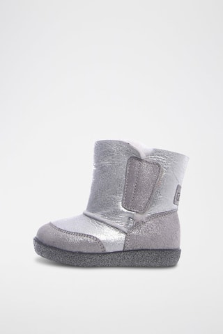 Botins forrados de nobuck Carl - Prateado