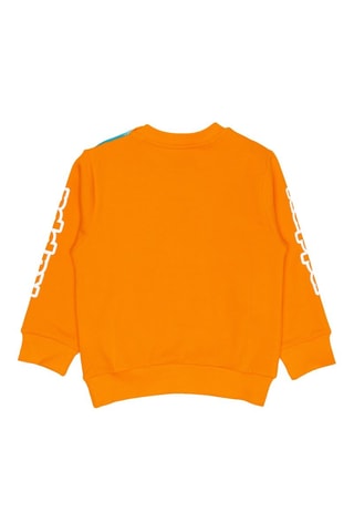 Conjunto sweat e calças de treino - Preto e laranja