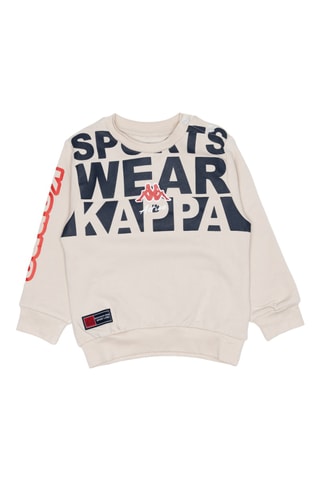 Conjunto sweat e calças de treino - Branco e azul