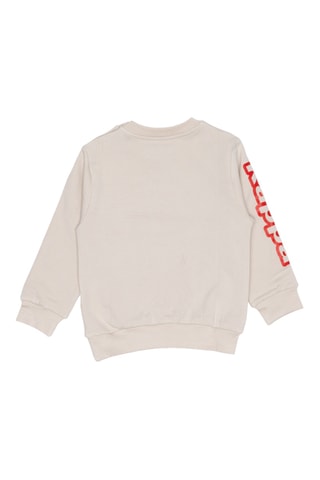 Conjunto sweat e calças de treino - Branco e azul