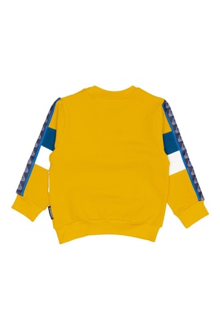 Conjunto sweat e calças de treino - Preto e amarelo