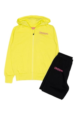 Sweat e calças - Preto, amarelo e rosa
