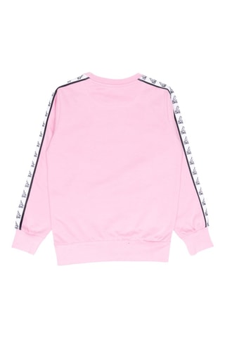Sweat - Branco, preto e rosa