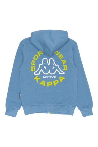 Conjunto sweat com capuz e calças de treino - Azul