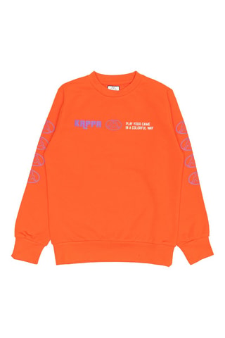Sweat e calças - Branco, preto e laranja