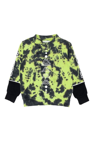 Conjunto sweat e calças de treino - Preto e verde