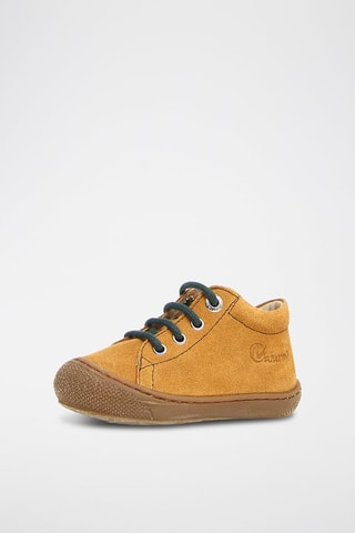 Botins em nobuck - Mostarda