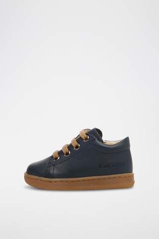 Sapatilhas em couro de napa Jay - Azul-marinho