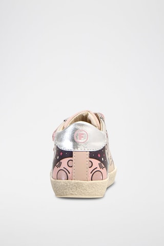 Sapatilhas em couro - Rosa