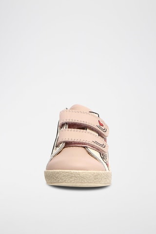 Sapatilhas em couro - Rosa