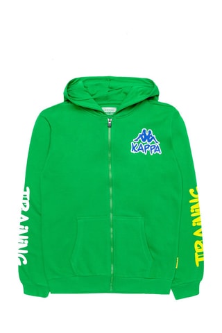 Sweat com capuz - Verde