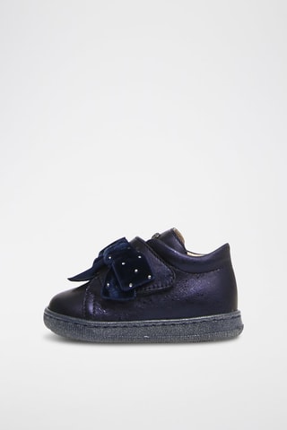 Botins de couro Koornia - Branco e azul