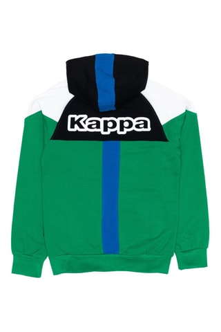 Conjunto sweat com capuz e calças de treino - Preto e verde
