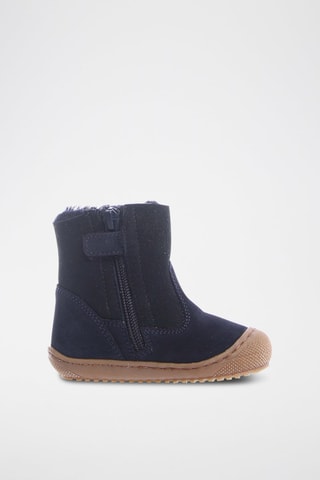 Botins forrados de couro de carneiro nobuck New Cotton
