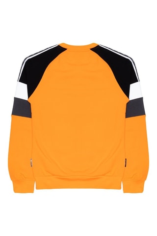 Conjunto sweat e calças de treino - Preto e laranja