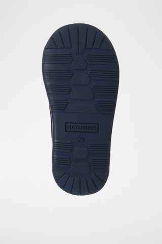 Sapatos de vela em nobuck - Azul-marinho