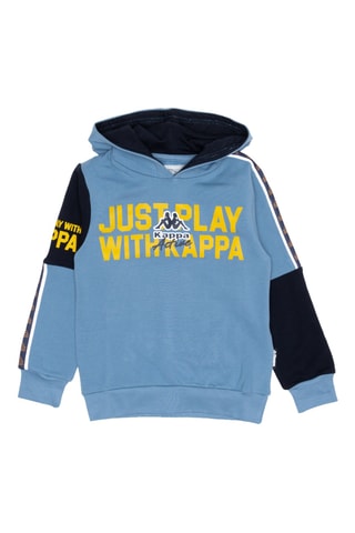 Conjunto sweat com capuz e calças de treino - Azul