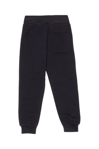Conjunto sweat com capuz e calças de treino - Preto e amarelo