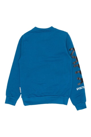Conjunto sweat e calças de treino - Preto e azul