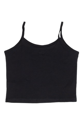 Camisola de alças - Preto e violeta