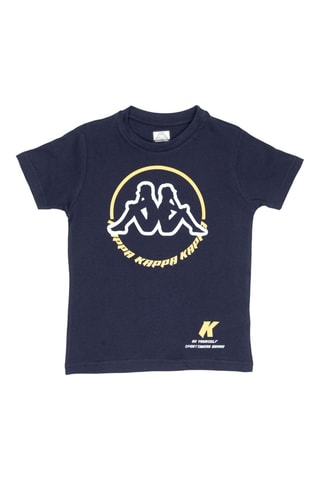 T-shirt - Branco, azul e amarelo