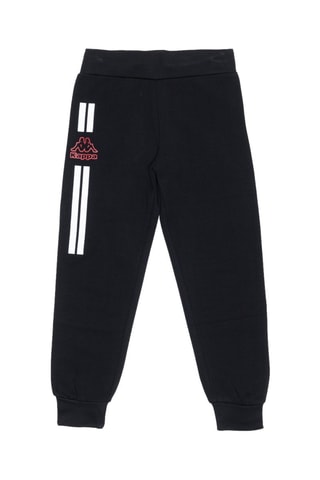 Conjunto sweat com capuz e calças de treino - Preto e vermelho