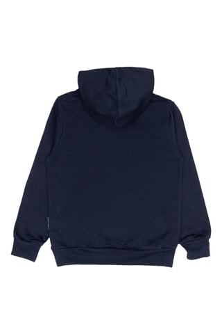 Sweat com capuz - Branco e azul