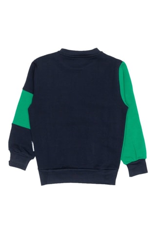 Conjunto sweat e calças de treino - Azul e verde