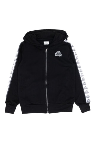 Sweat com capuz - Branco e preto