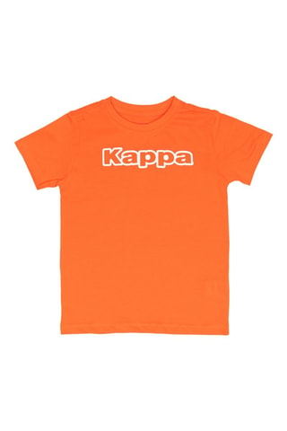 T-shirt - Branco e laranja