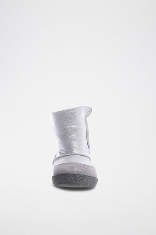 Botins forrados de nobuck Carl - Prateado