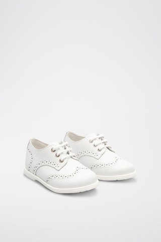 Derbies em couro - Branco
