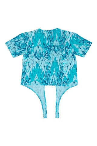 T-shirt - Azul e rosa