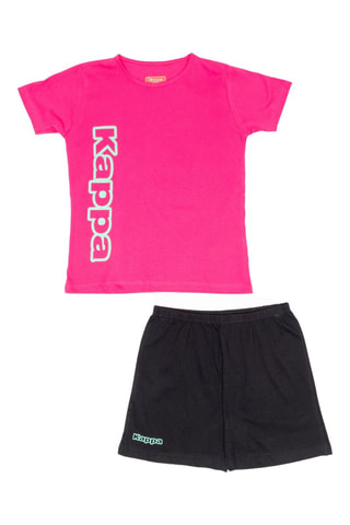 T-shirts e calções - Branco, preto e rosa