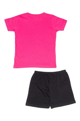 T-shirts e calções - Branco, preto e rosa
