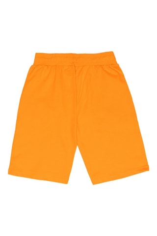 Calções - Branco e laranja