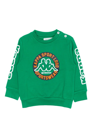 Conjunto sweat e calças de treino - Preto e verde