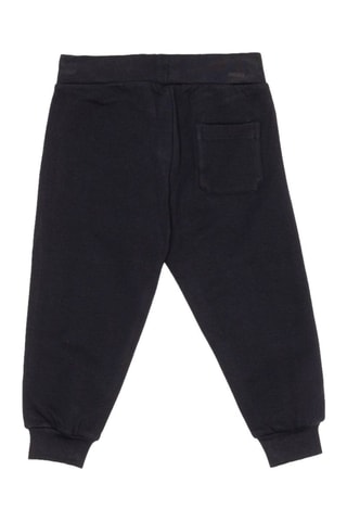 Conjunto sweat com capuz e calças de treino - Preto e azul