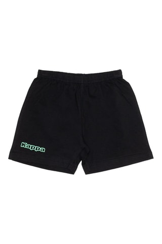 Camisola de alças e calções - Preto