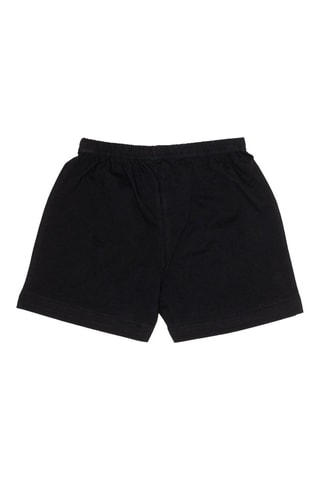 Camisola de alças e calções - Preto