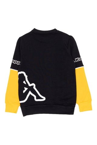 Conjunto sweat e calças de treino - Preto e amarelo