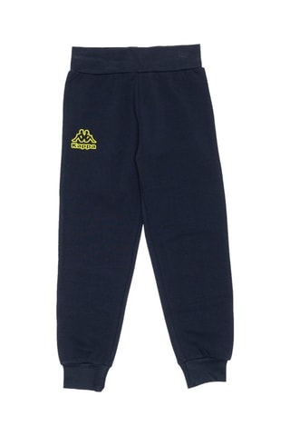 Conjunto sweat com capuz e calças de treino - Branco e azul