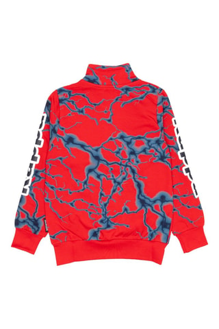 Conjunto casaco e calças de treino - Preto e vermelho