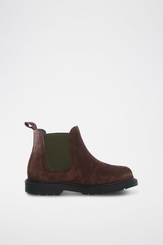 Botins Chelsea de nobuck Piccadilly - Castanho