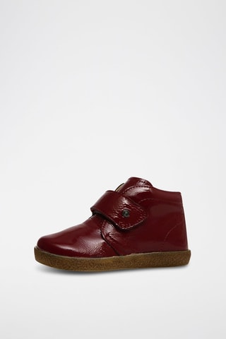 Botins de couro envernizados Conte - Bordô