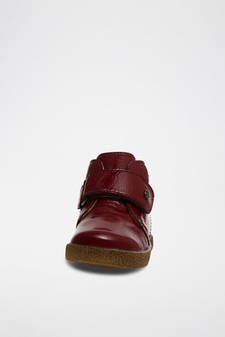 Botins de couro envernizados Conte - Bordô