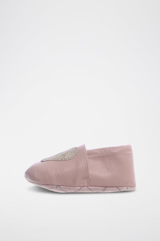 Chinelos de quarto Poppy - Prateado e rosa