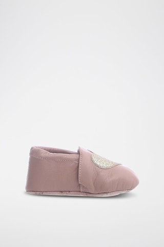 Chinelos de quarto Poppy - Prateado e rosa