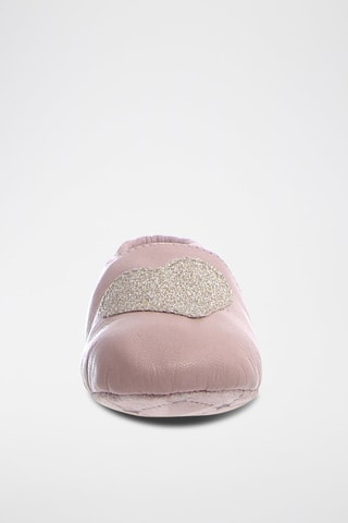 Chinelos de quarto Poppy - Prateado e rosa